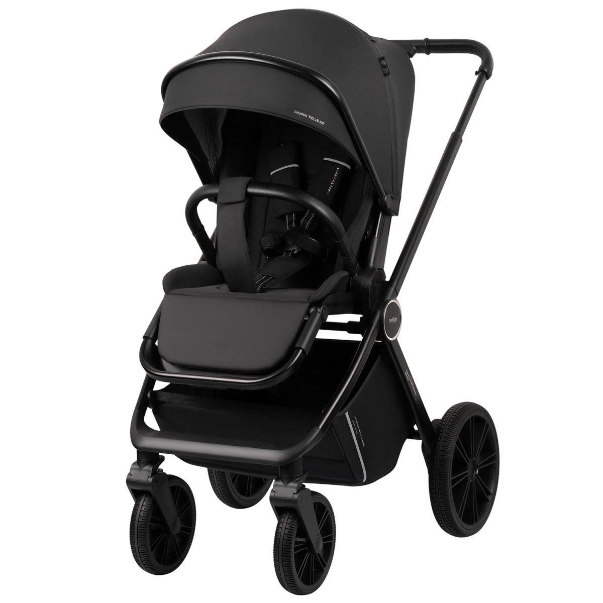 Коляска 3 в 1 Indigo STING, черный