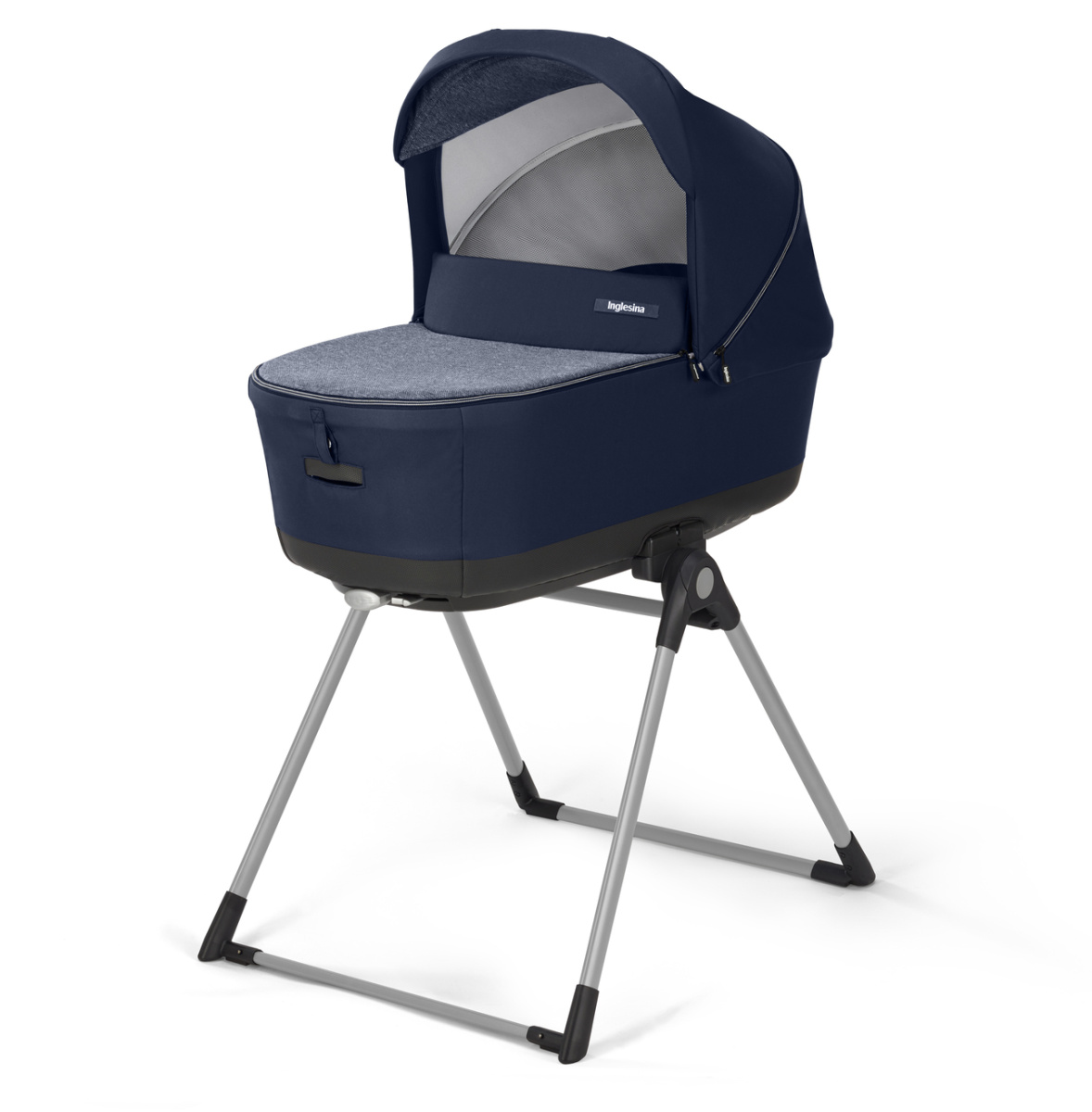 Коляска 3 в 1 Inglesina Electa с подставкой под люльку Stand Up, Soho Blue