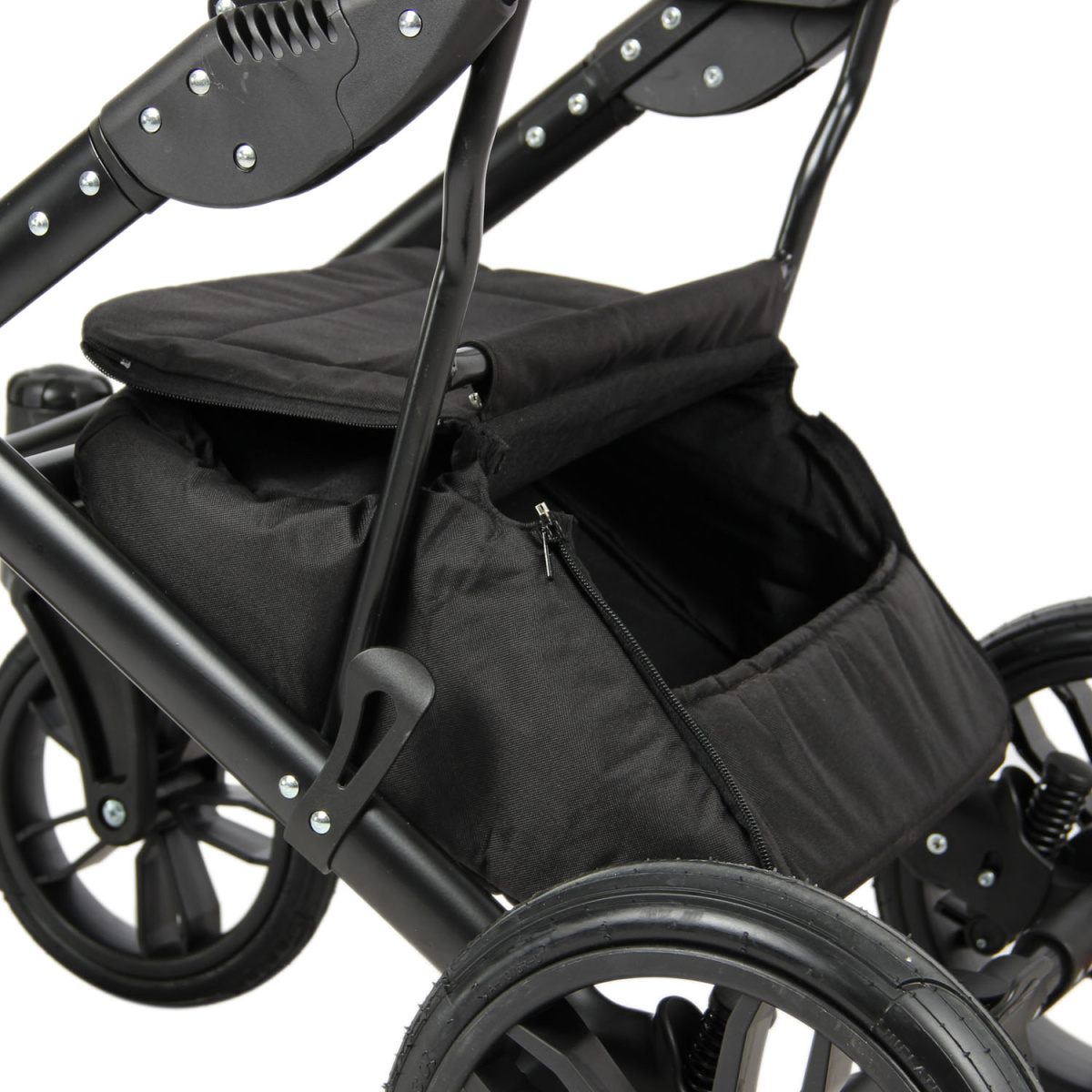 Коляска 2 в 1 Indigo MIO - Mi 02 (св.бежевая кожа+св.бежевый узор)