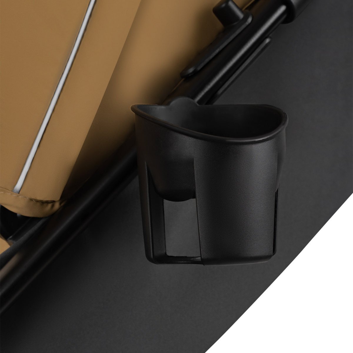 Коляска прогулочная Indigo EPICA XL AIR с сумкой бежевый-серый