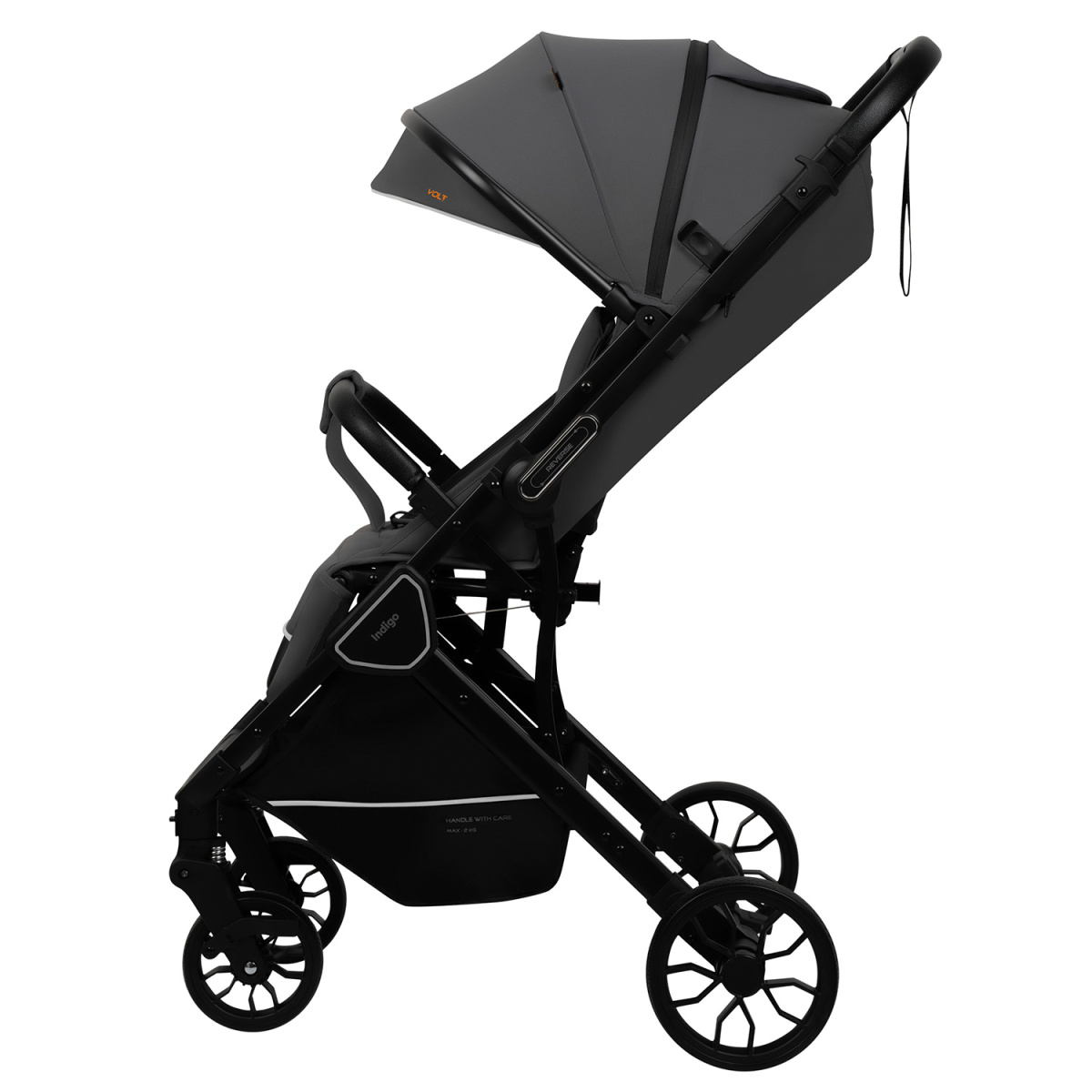 Коляска прогулочная Indigo VOLT темно-серый