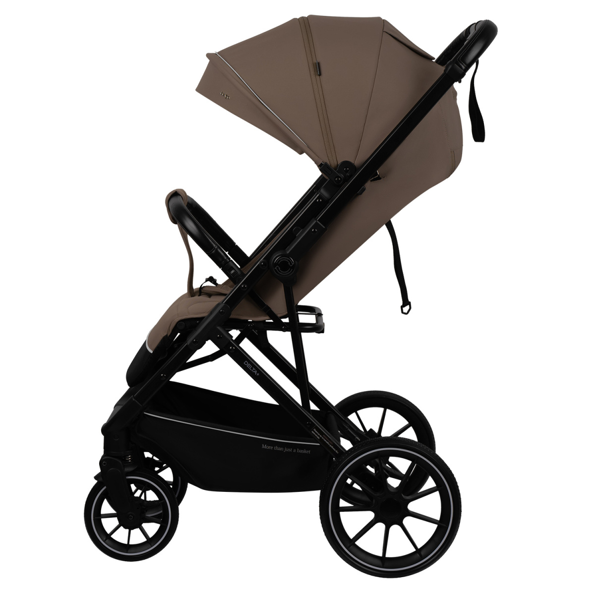 Коляска прогулочная Indigo Delta+ темно-бежевый