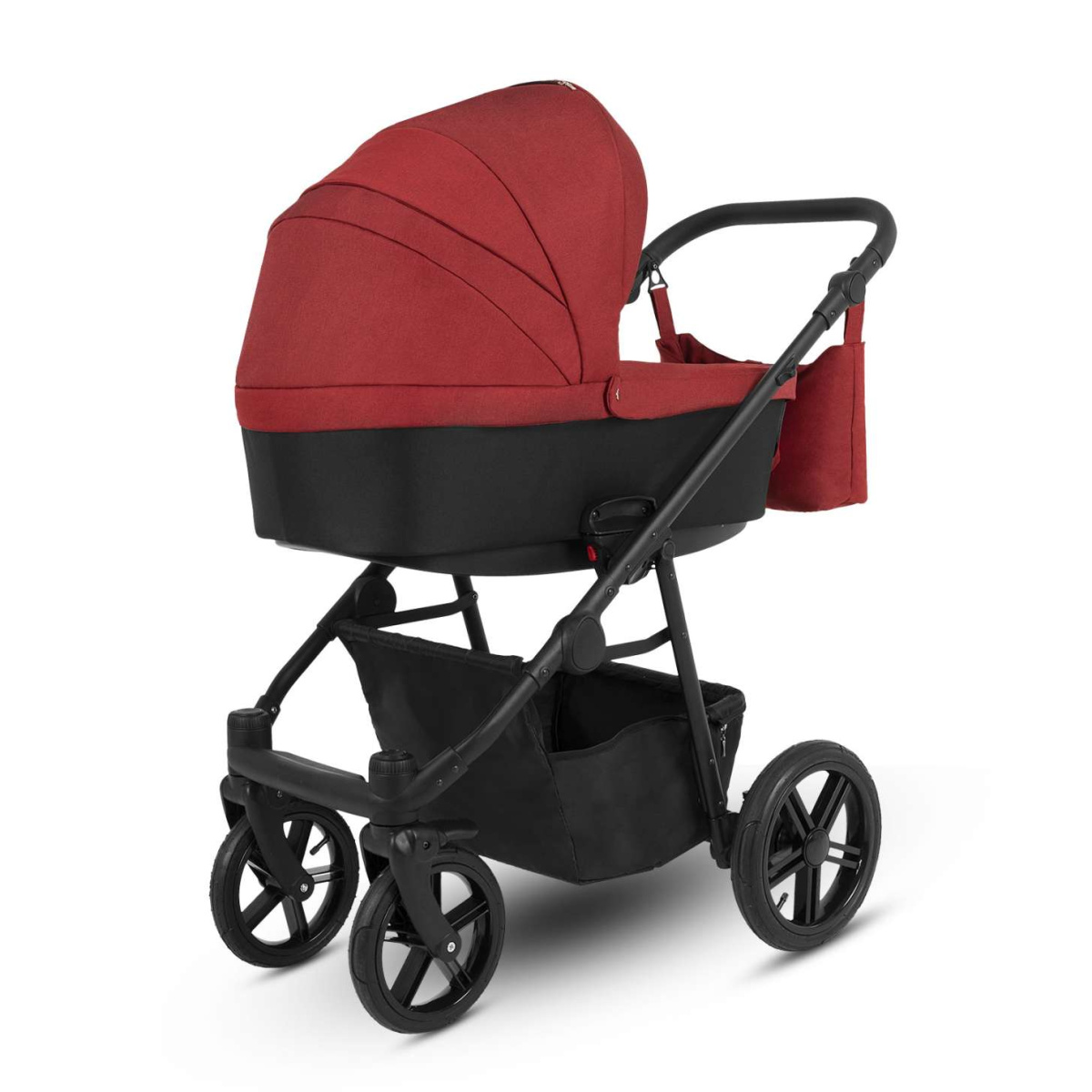 Коляска Camarelo Picco 2 в 1 красный меланж