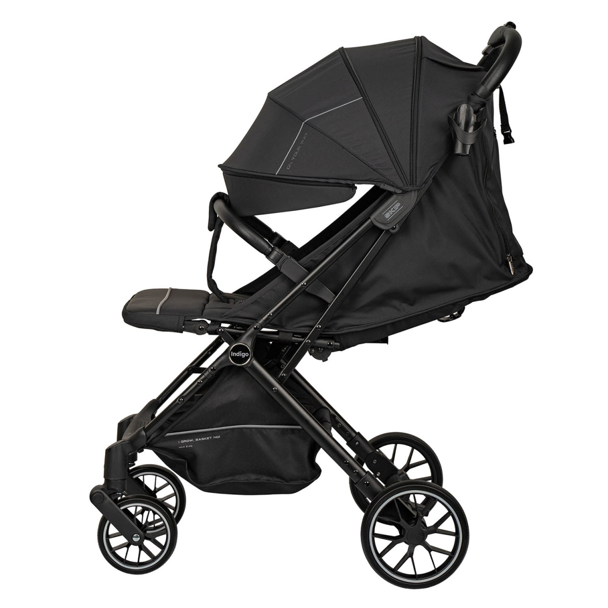 Коляска прогулочная Indigo SKIP черный