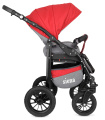 Коляска 3 в 1 Rant Siena 05 серый-красный