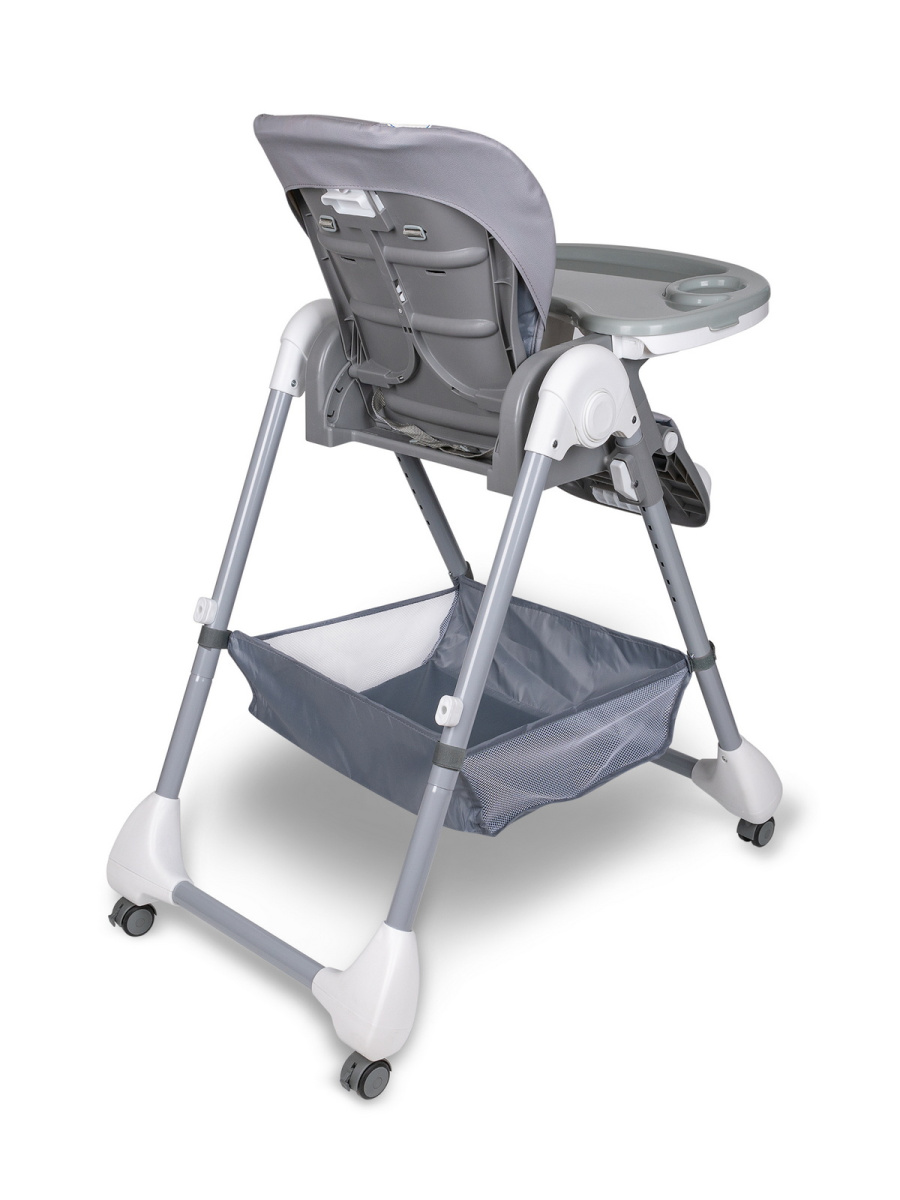 Стульчик для кормления Sevillababy Zoo Brown, Dk.Grey, т.серый, динозаврик