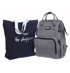 Сумка для мамы + шоппер Rant Shopping Set Trends grey