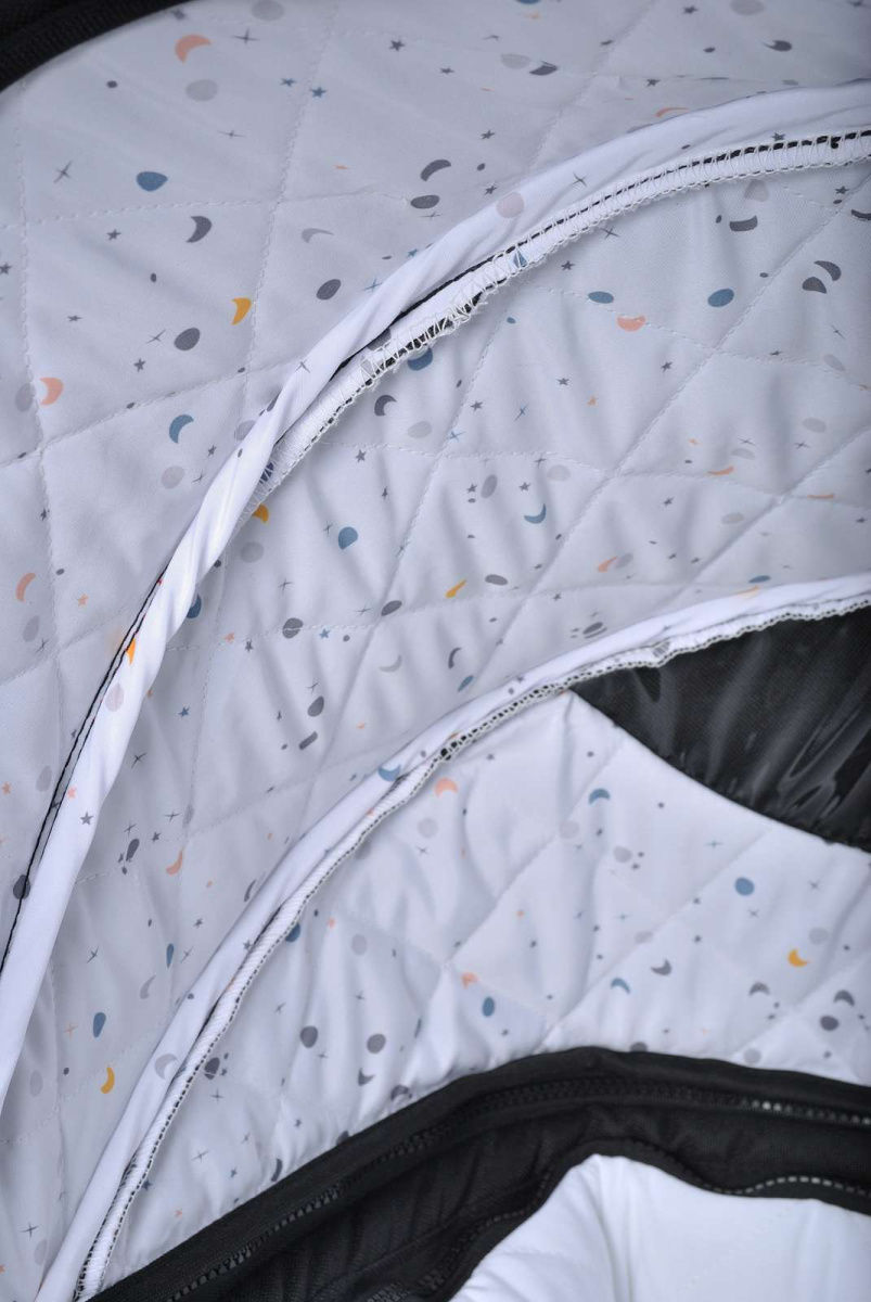 Коляска модульная 2 в 1 Farfello Jolly-S (J-77 чёрная)