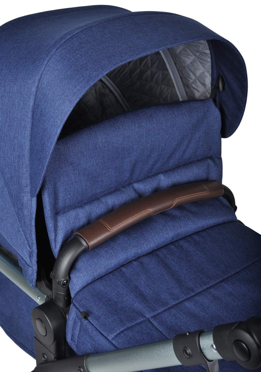 Коляска трансформер Farfello Aimile Original (New Silver) 608L (Синий)