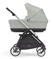Коляска 3 в 1 Inglesina Electa с подставкой под люльку Stand Up, Greenwich Silver