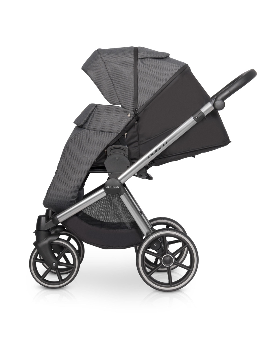 Коляска 3 в 1 Riko Qubus 02 черный