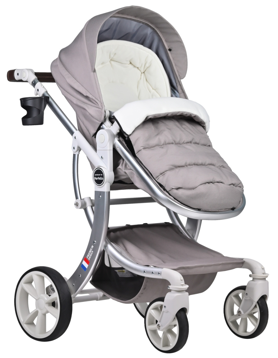 Коляска трансформер Farfello Aimile Original New Pearl (Капучино NDP-4)