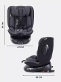 Автокресло Rant Helix isofix группа 0/1/2/3 (40-150 см; 0-36 кг), Grey