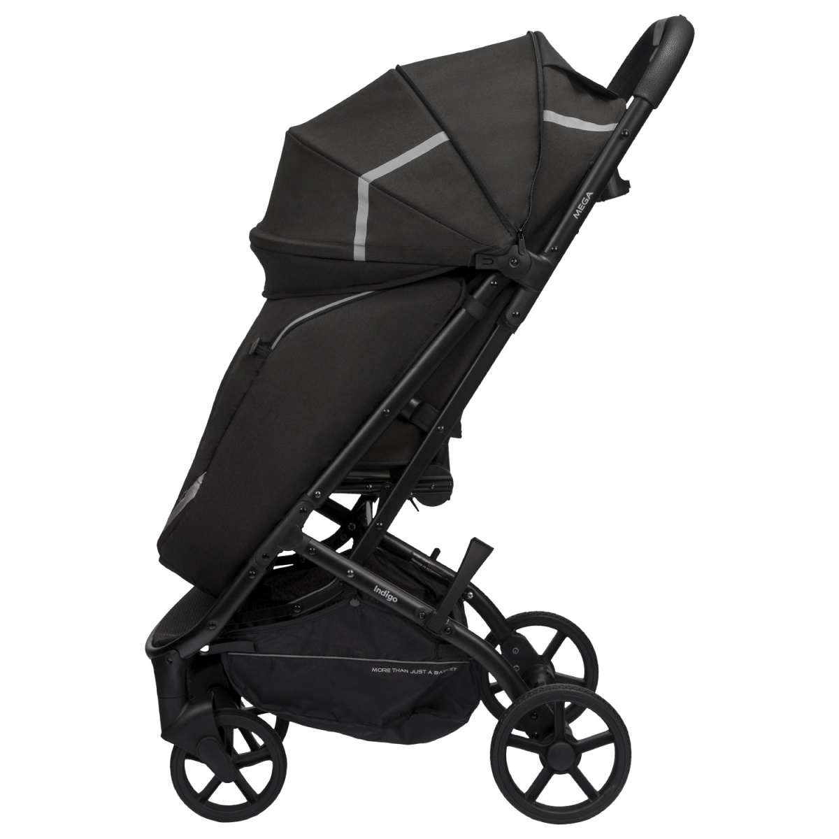 Коляска прогулочная Indigo MEGA черный