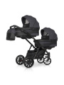Коляска для двойни 2 в 1 Riko Team 2020 темно-серый
