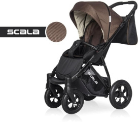 Прогулочная коляска Riko Basic Scala 03, цвет: коричневый