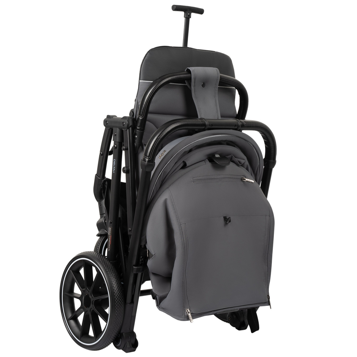 Коляска прогулочная Indigo Delta+ темно-серый