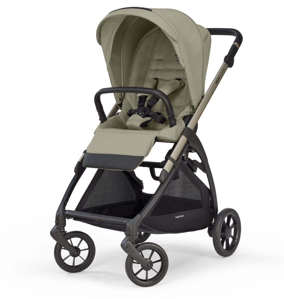 Коляска 3 в 1 Inglesina Electa с подставкой под люльку Stand Up, Nolita Beige