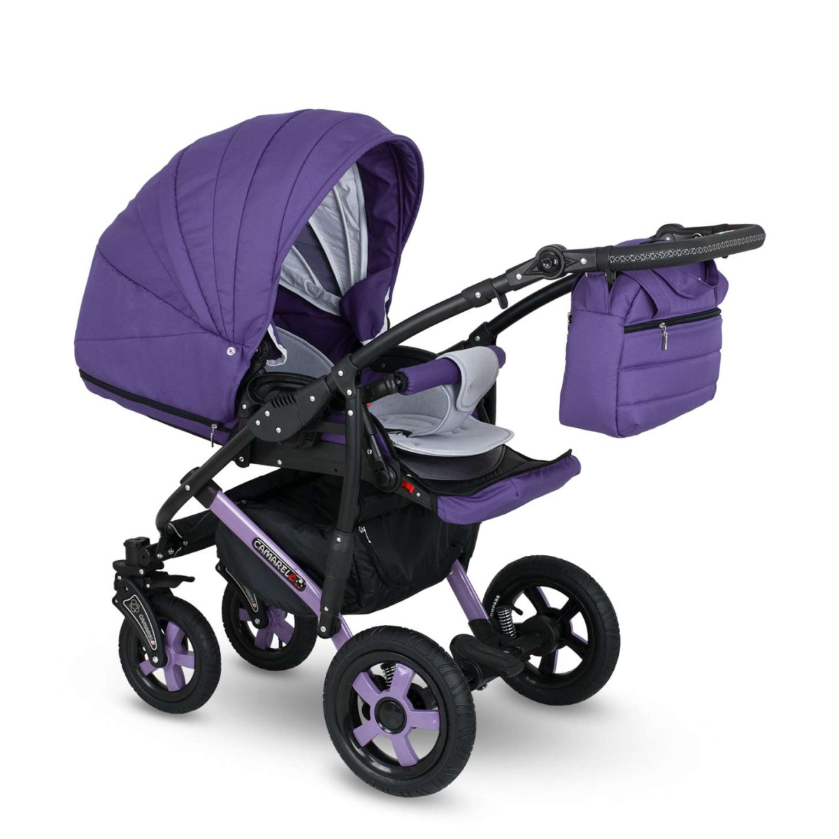 Коляска Camarelo Sevilla WXSE 3 в 1 сиреневый