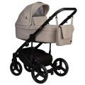 Коляска 2в1 Indigo LAMAR - La 02 (св.бежевая кожа)
