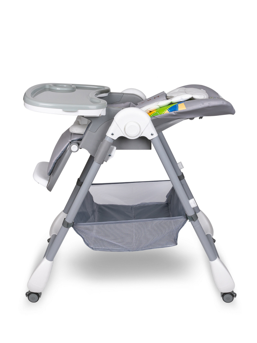 Стульчик для кормления Sevillababy Zoo Brown, Dk.Grey, т.серый, динозаврик