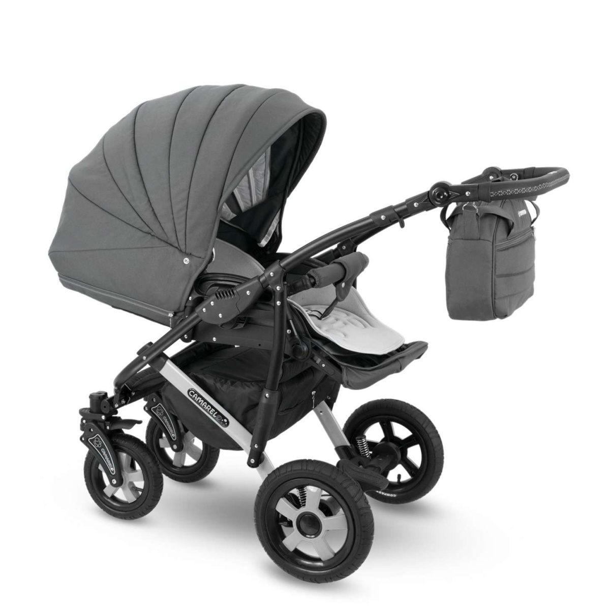 Коляска Camarelo Sevilla WXSE 3 в 1 темно-серый
