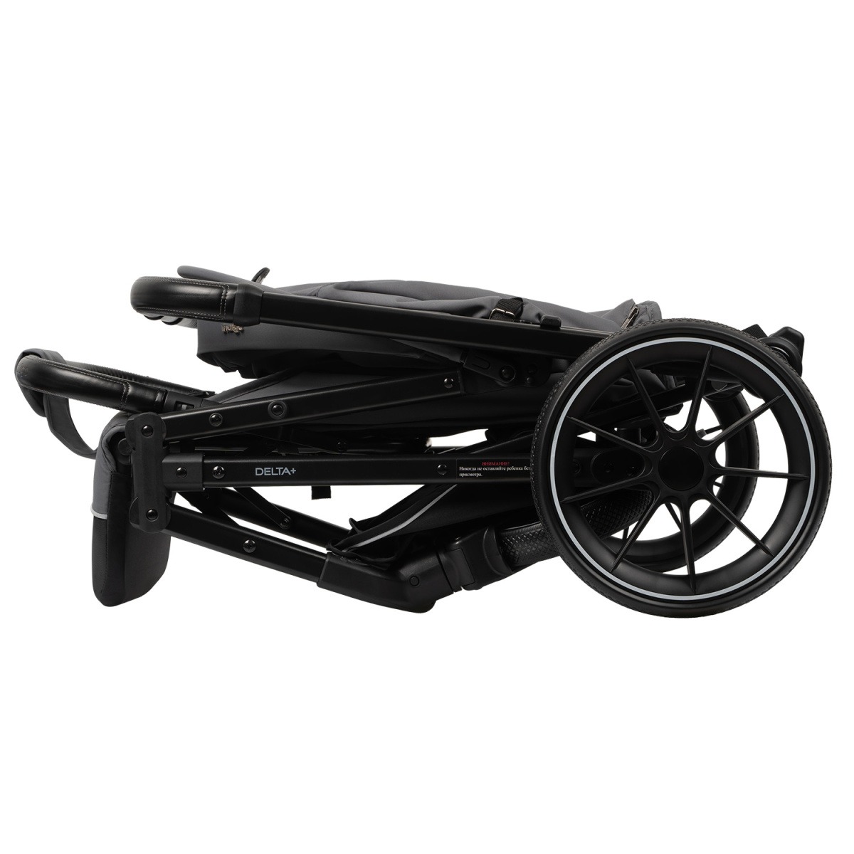 Коляска прогулочная Indigo Delta+ темно-серый