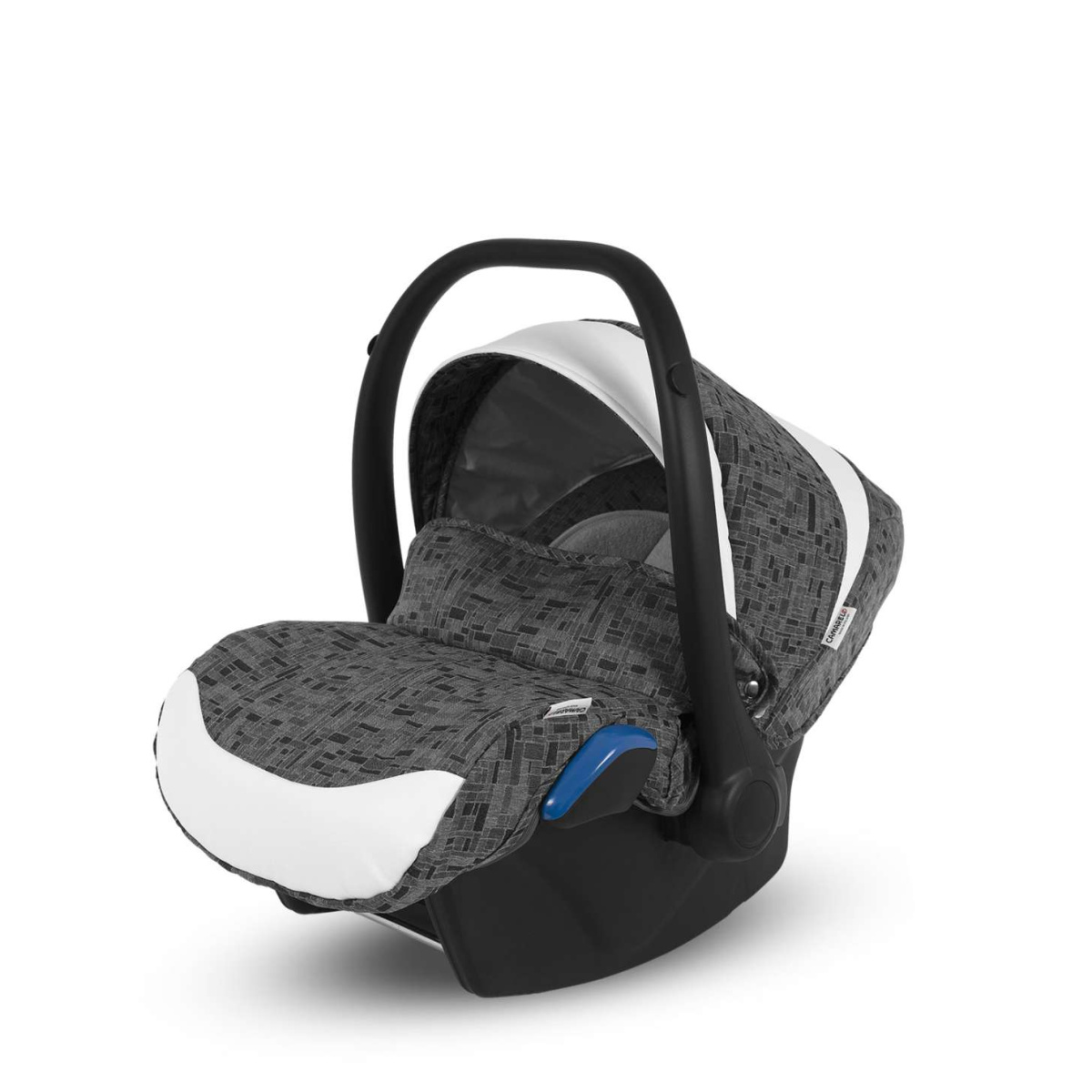 Коляска Camarelo Avenger 3 в 1 светло-серый меланж/черная экокожа