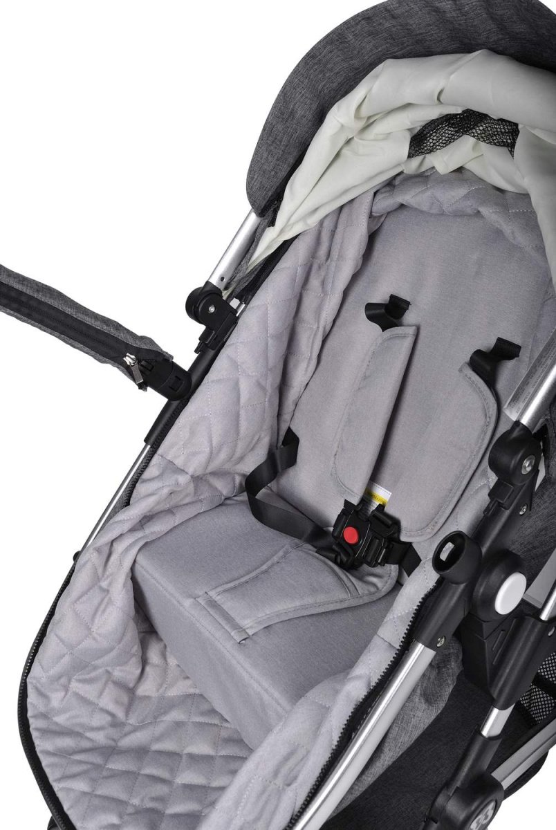 Коляска трансформер Farfello Pristina (Серый PS-11)