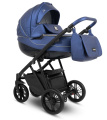 Коляска Camarelo Zeo 2 в 1 экокожа синий