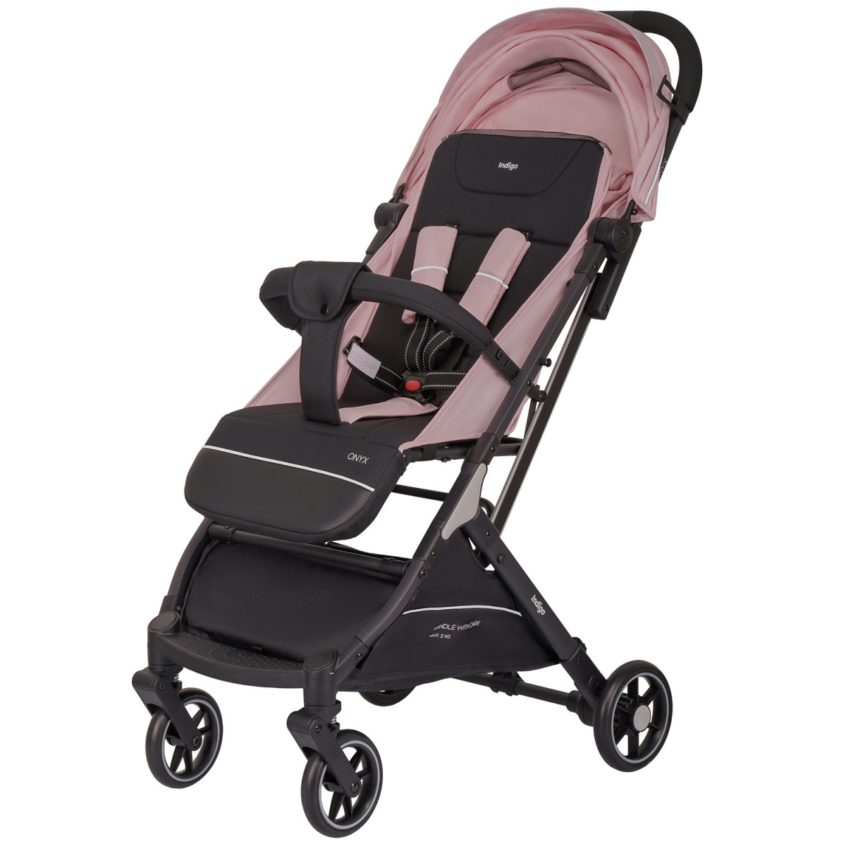 Коляска прогулочная Indigo ONYX розовый