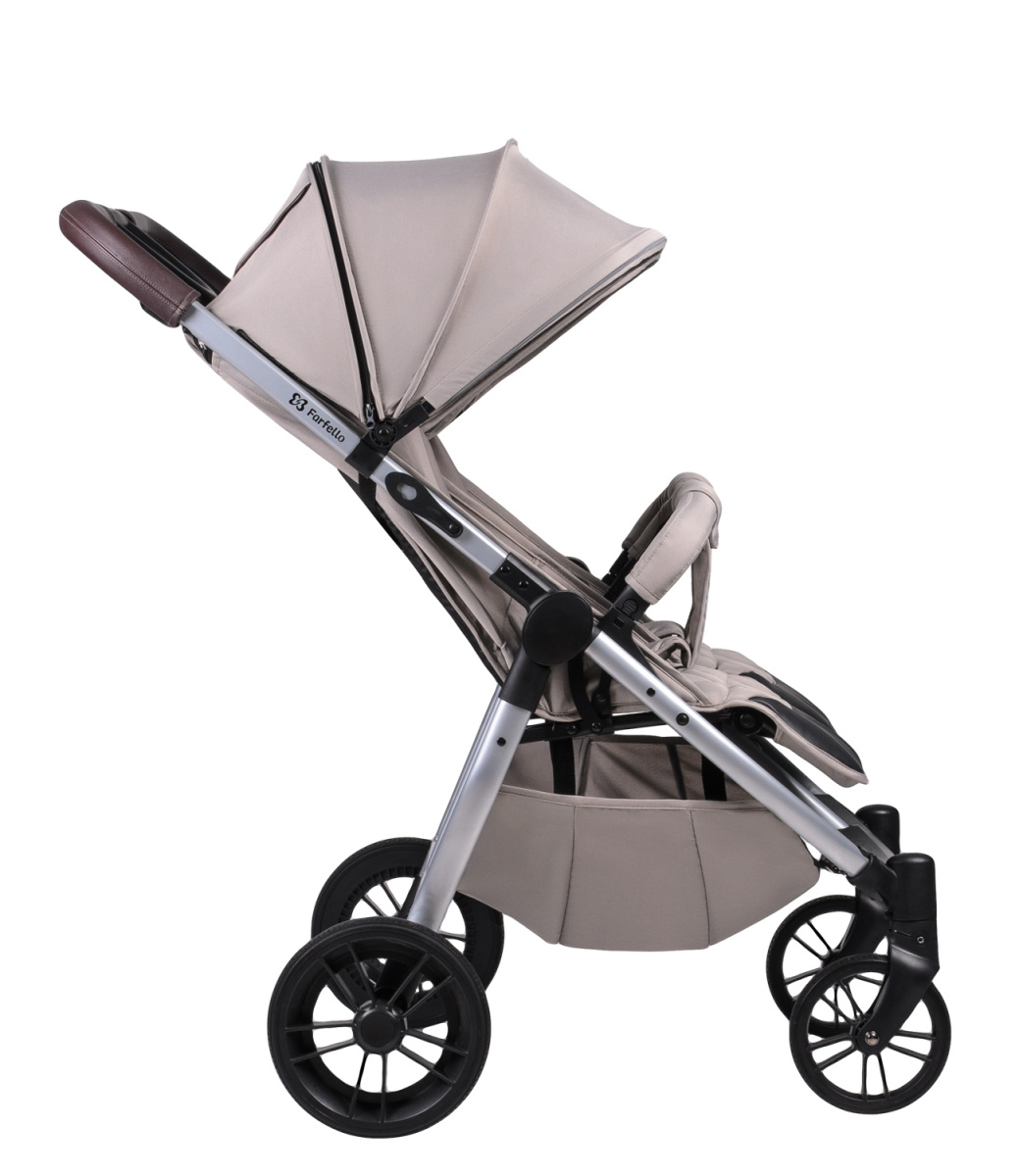 Коляска прогулочная Farfello Lane Max Comfort (Snow beige/Бежевый)