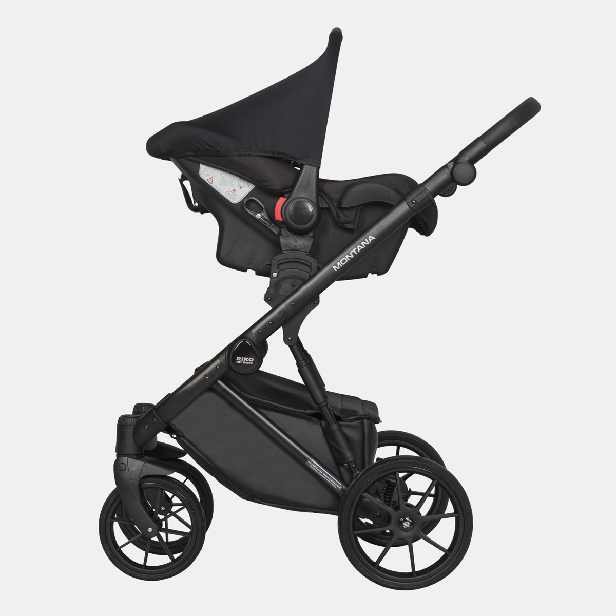 Коляска 3 в 1 Riko Basic Montana Ecco 16 BLUE