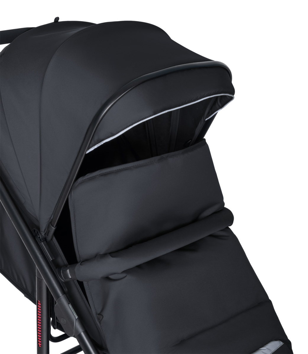 Коляска детская прогулочная Farfello Bonnie black (Charcoal Black/Угольно-черный)