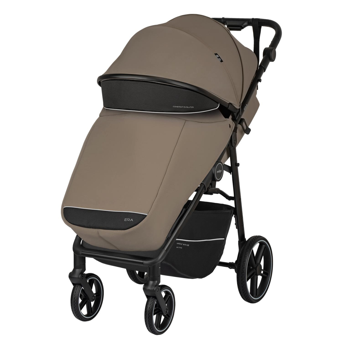 Коляска прогулочная Indigo ERA бежевый