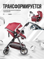 Коляска трансформер Farfello Pristina (Рубиновый PS-13)
