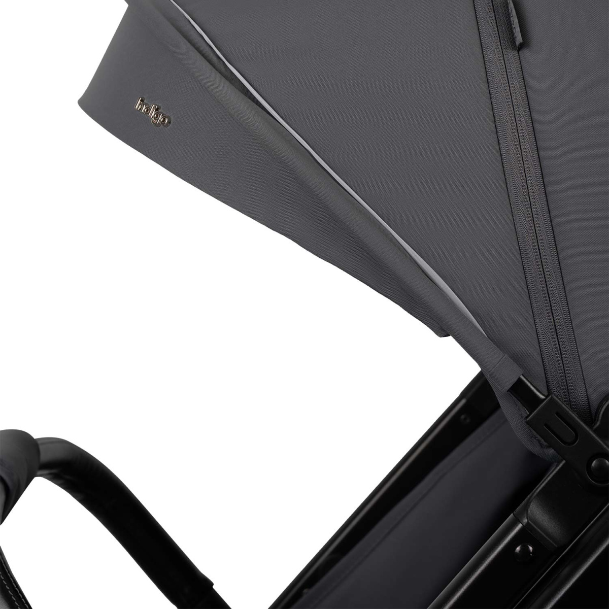 Коляска прогулочная Indigo Delta+ темно-серый