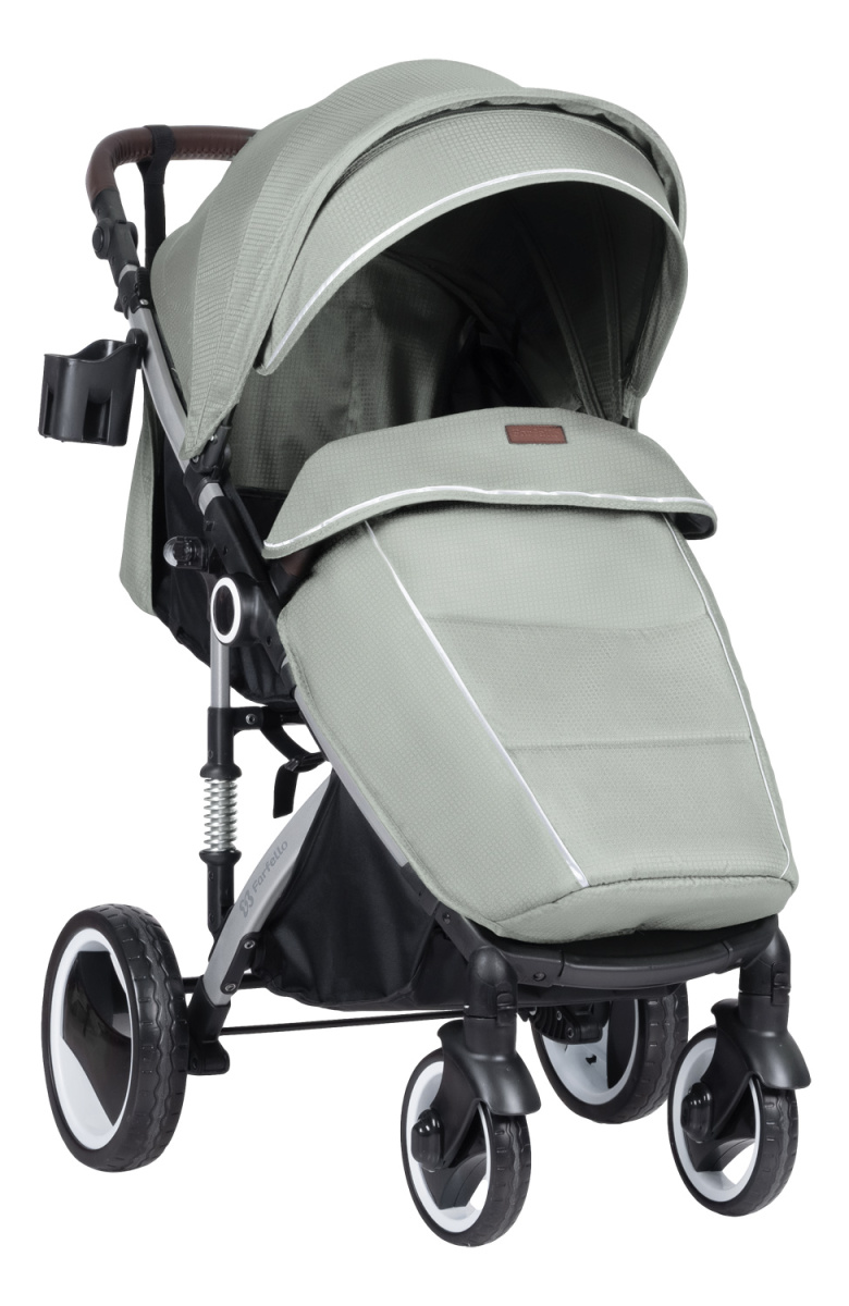 Коляска детская прогулочная Farfello Bino Angel Plus (Steel Gray Стальной серый)