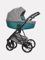 Коляска 2 в 1 Riko Basic Havana 02 серо-зеленый