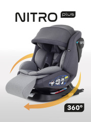 Автокресло Rant Nitro Plus isofix группа 0/1/2/3 (0-36 кг) Grey
