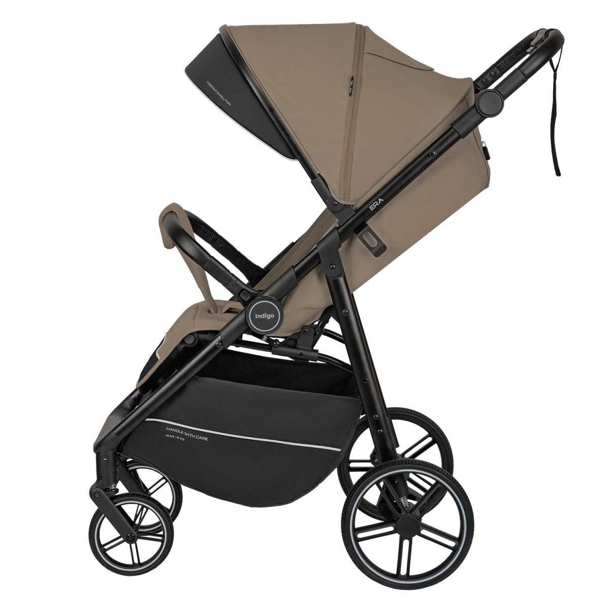 Коляска прогулочная Indigo ERA бежевый