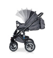 Коляска 2 в 1 Riko Bruno 01 серый