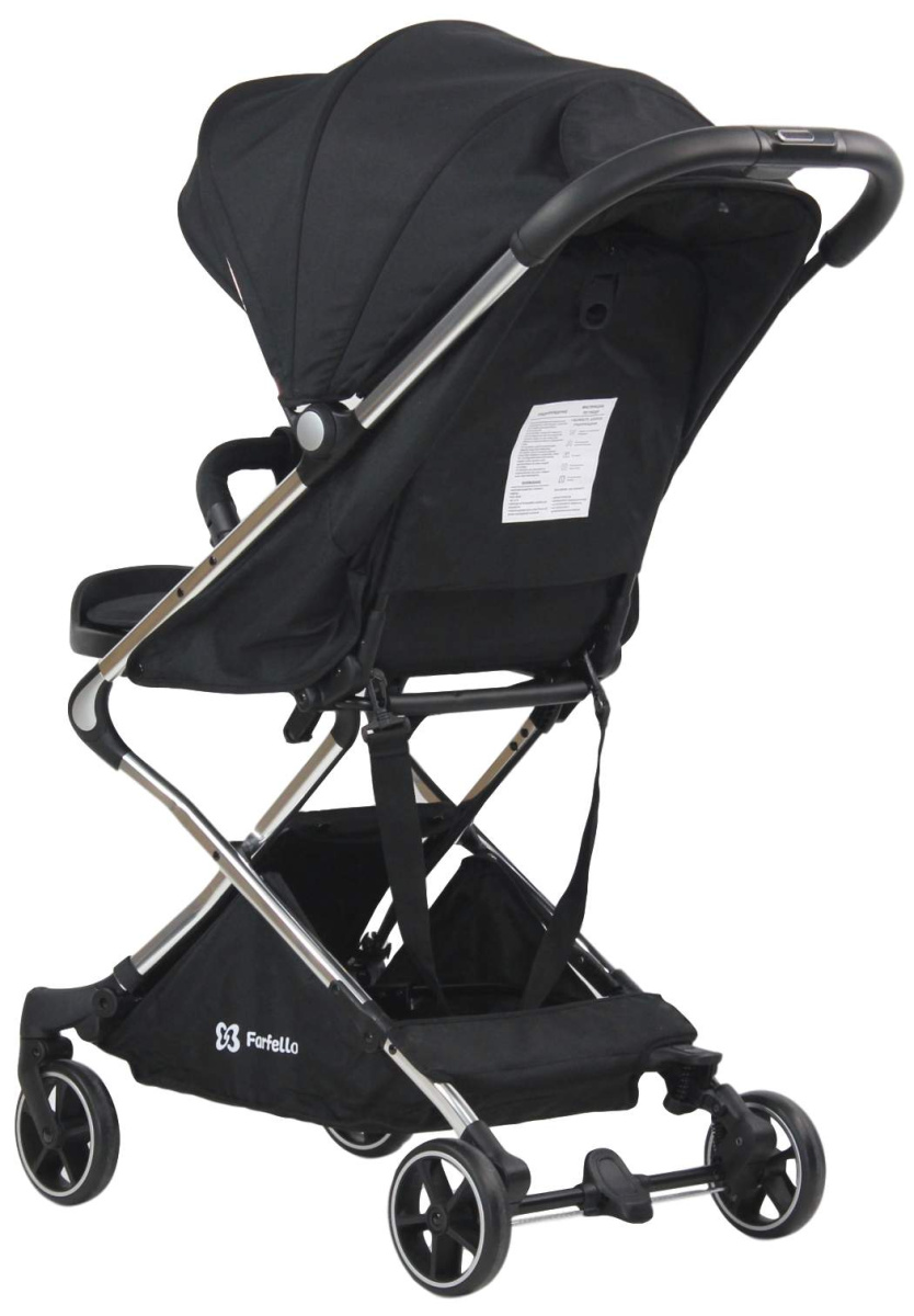 Коляска детская прогулочная Farfello Bliss (Black/Черный)