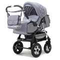 Коляска трансформер Bart-Plast Diana 2016 PKLO DD16, цвет: серый