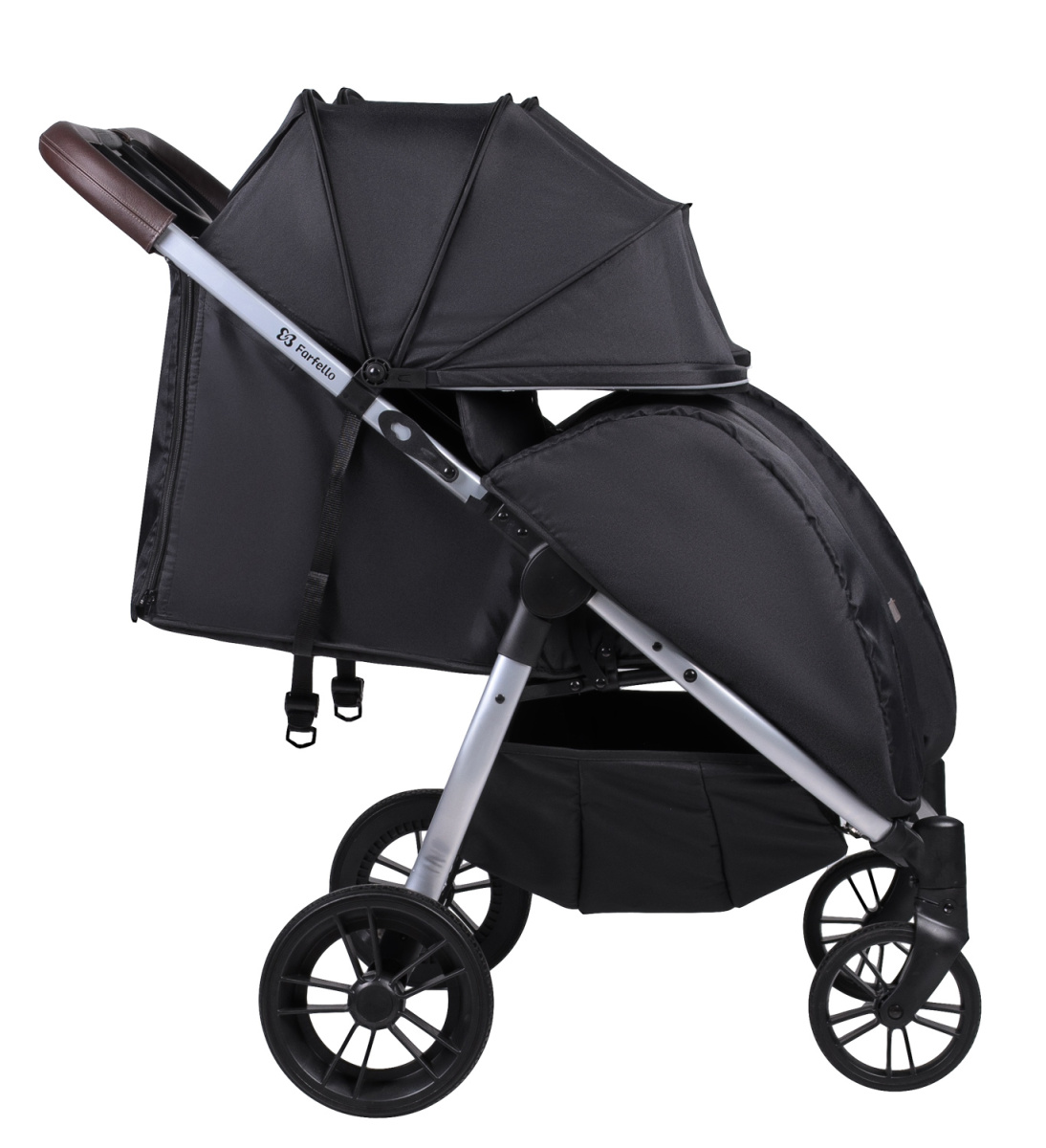 Коляска прогулочная Farfello Lane Max Comfort (Onyx Black/чёрный)