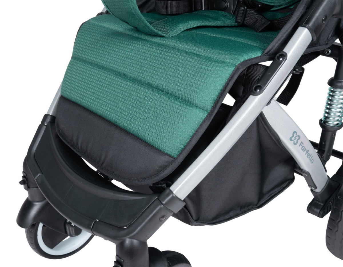 Коляска детская прогулочная Farfello Bino Angel Plus (Ultramarine green/Ультрамариновый зеленый)