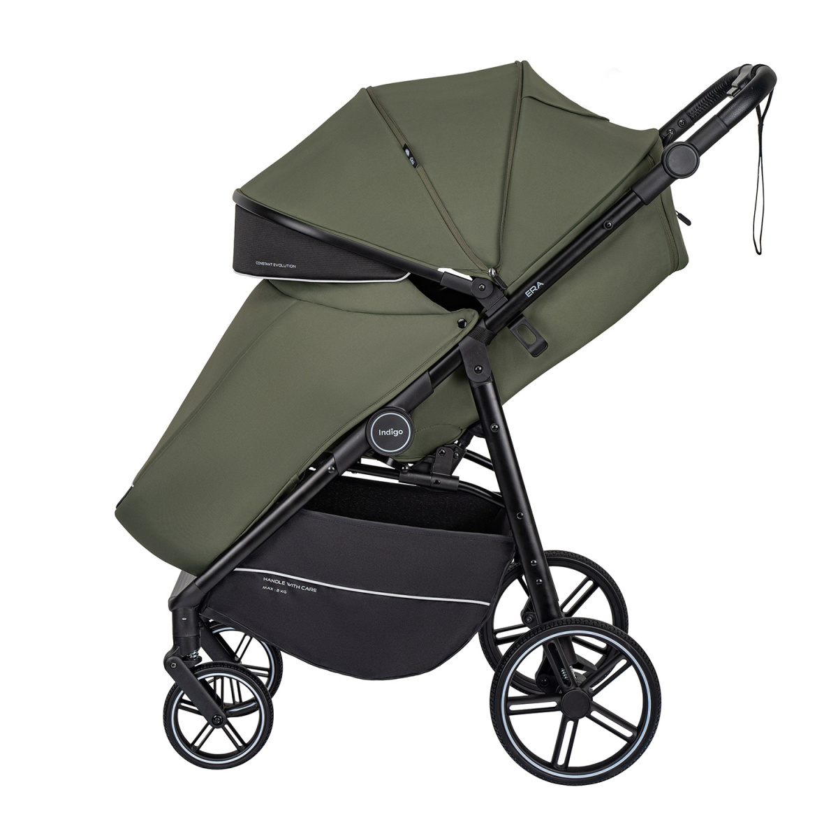 Коляска прогулочная Indigo ERA оливковый