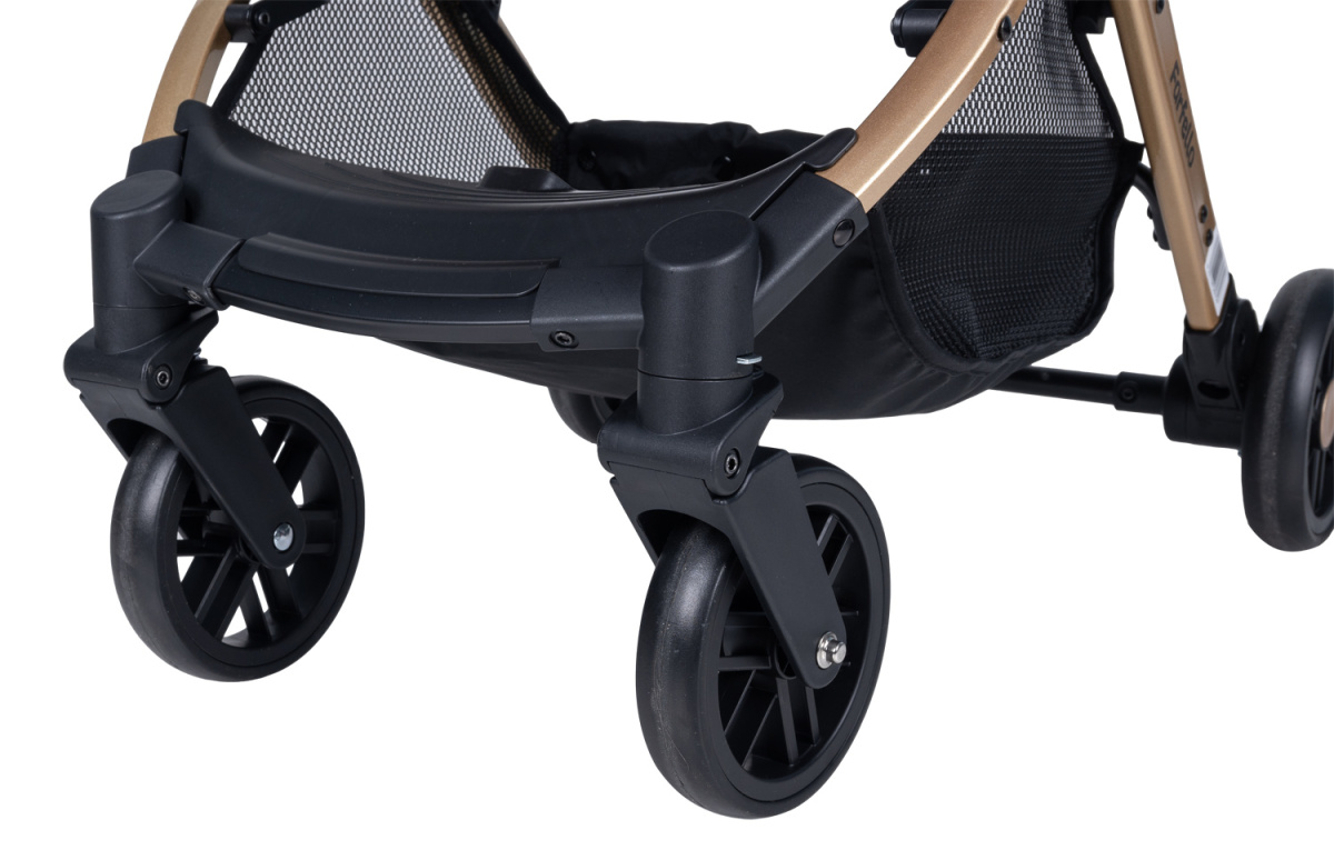 Коляска детская прогулочная Farfello COSTA Linda Gold (black/ черный L-2)