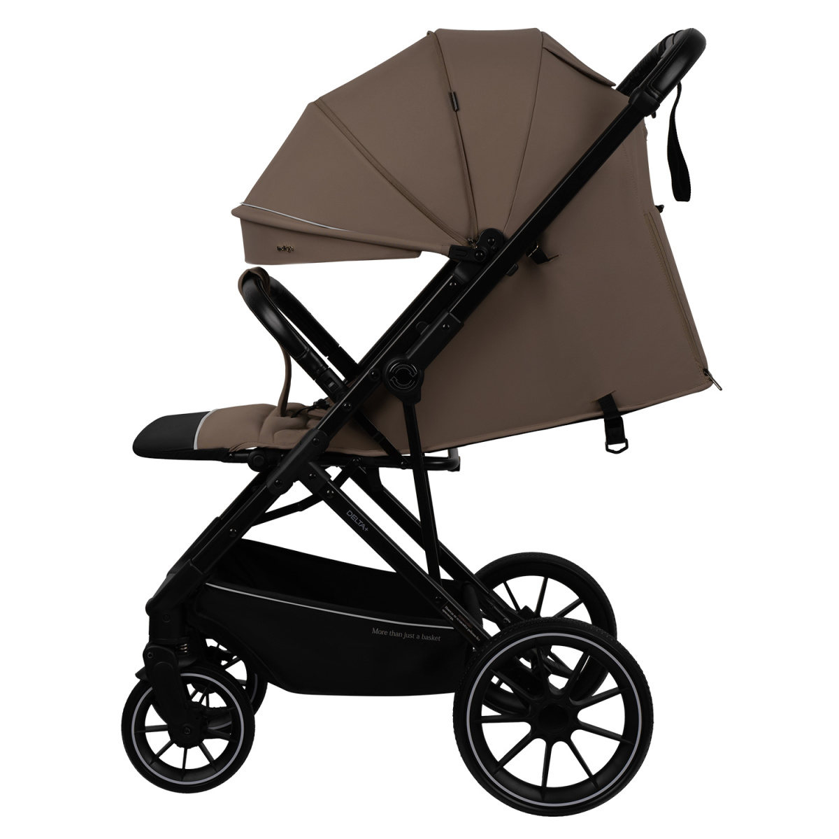 Коляска прогулочная Indigo Delta+ темно-бежевый