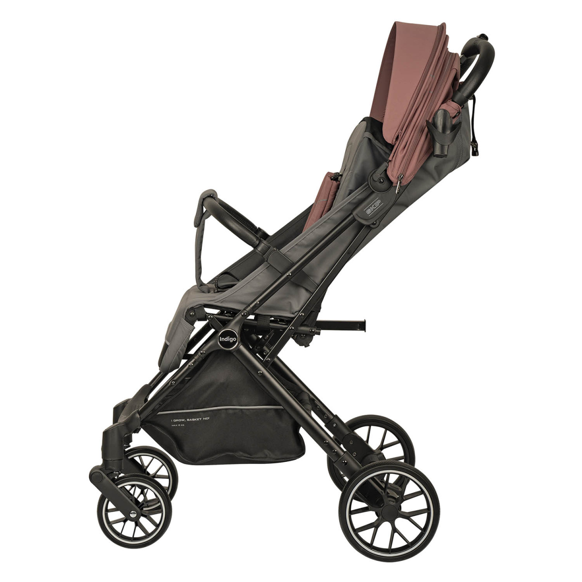 Коляска прогулочная Indigo SKIP розовый